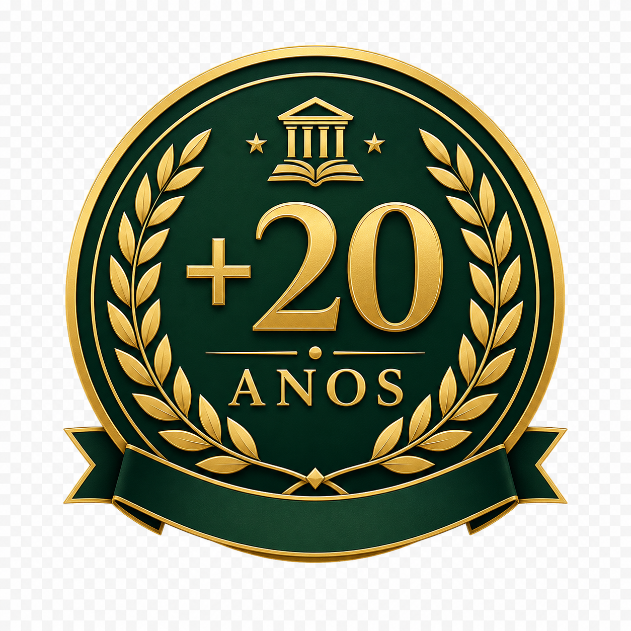Selo mais de 20 anos de história